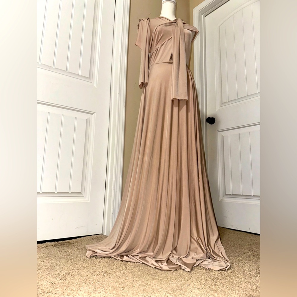 Infinity Dress with Bandeau, Convertible Bridesmaid Dress, Long, Plus Size